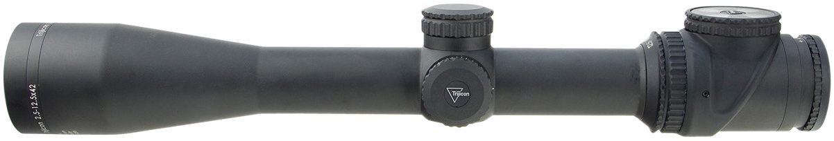 Trijicon 200104 AccuPoint Black Hardcoat Anodized 2.5-12.5x42mm 30mm Tube I