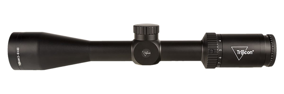 Trijicon Huron 3-9x40 Riflescope with German 4 Crosshair Reticle, 1 Inch Tu view 2