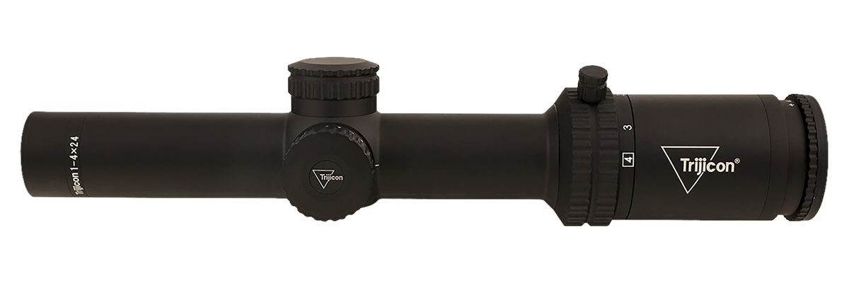 Trijicon Credo 1-4x24 Second Focal Plane (SFP) Riflescope with Green Mrad R
