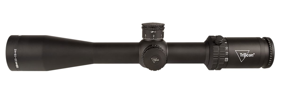 TRIJICON CREDO 2.5-15X42 SFP MRAD RD view 2