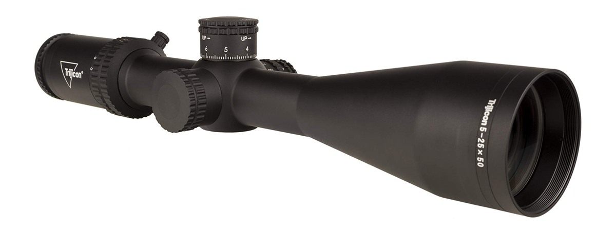 Trijicon Tenmile 5-25x50 Second Focal Plane (SFP) Riflescope with Red Mrad