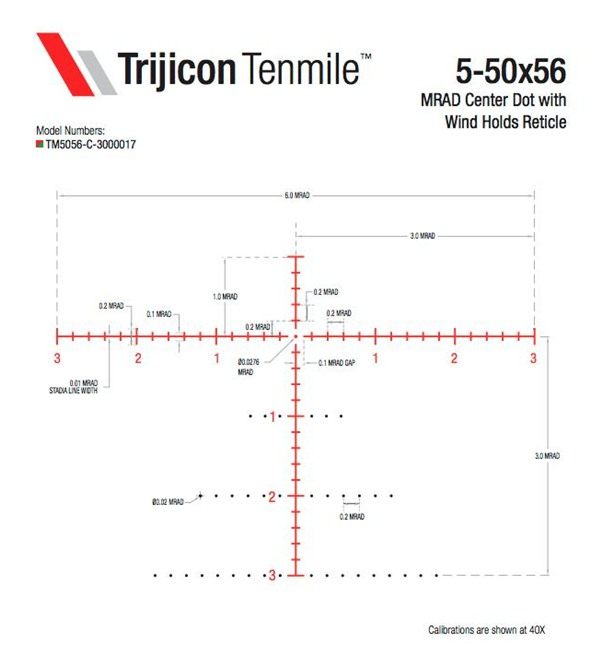 TRIJICON TENMILE 5-50X56 ELR MRA R/G view 5