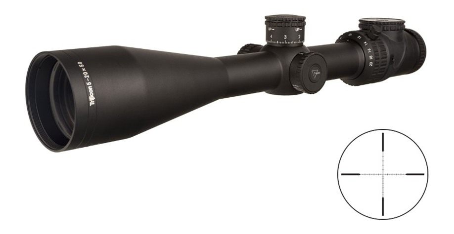 TrijiconInc AccuPoint 5-20x50 Riflescope Mrad Ranging Crosshair w/ Green Do