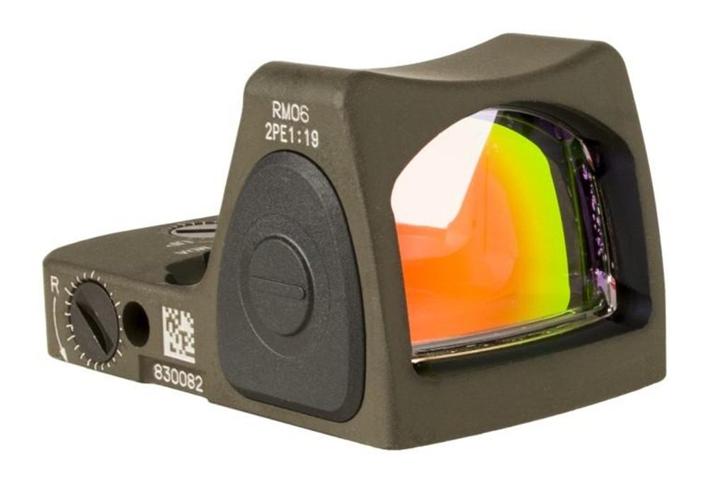 Trijicon RMR Type 2 Red Dot Sight 3.25 MOA OD Green view 3