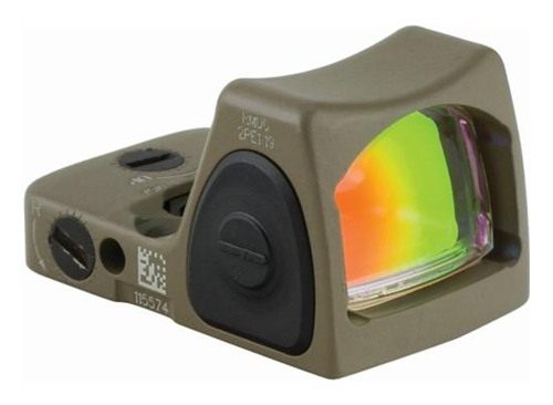 TRIJICON RMR T2 6.5 MOA RED DOT ADJ LED CK FDE