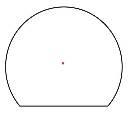 Trijicon 2500001 SRO Matte Black 1 x 0.98in x 0.89in 1 MOA Red Dot view 3