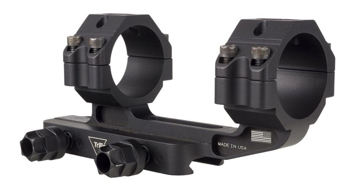 Trijicon Cantilever Mount w/Q-LOC, 30mm Tube, 1.59 in, Black, AC22041