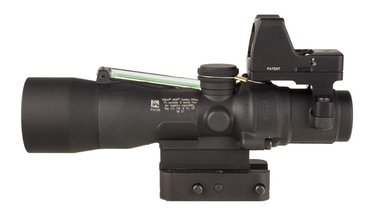 TrijiconInc Compact ACOG 3x30 Rifle Scope Green Horseshoe/Dot 5.56x45mm/62g view 2