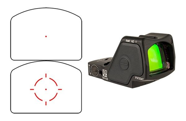 Trijicon 3200001 RMR HD Matte Black 1 x 0.89in x 0.67in 1 MOA Red Dot/55 Ci view 4