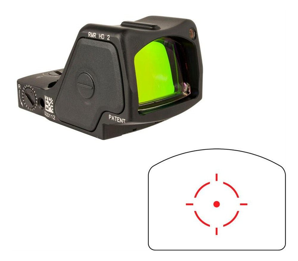 Trijicon 3200002 RMR HD Matte Black 1 x 0.89in x 0.67in 3.25 MOA Red Dot/55 view 5