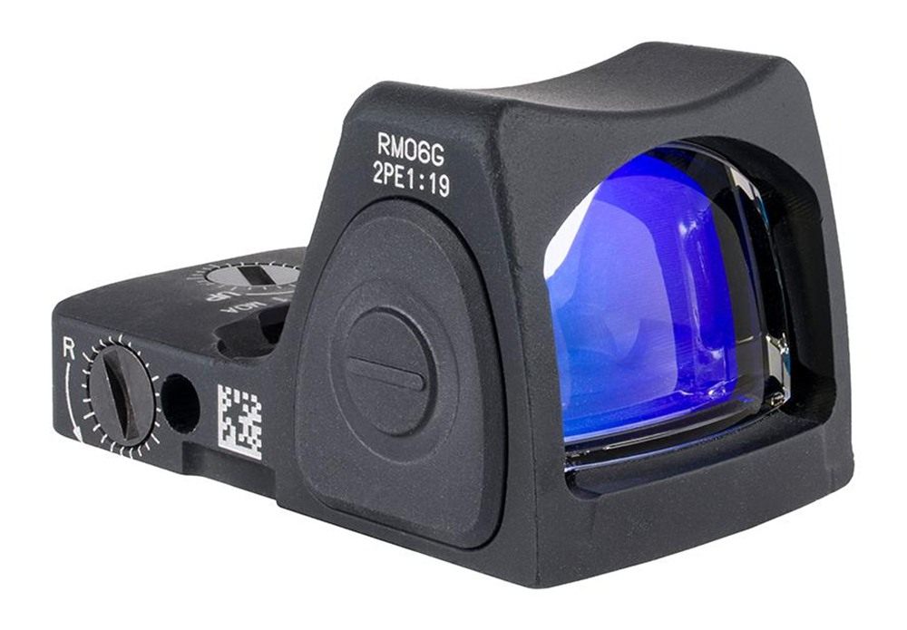 Trijicon RMR Type 2 Reflex Sight 3.25 MOA Green Dot Adjustable LED view 3