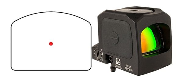 Trijicon 3300001 RCR Matte Black 1 x 0.88in x 0.64in 3.25 MOA Red Dot view 7
