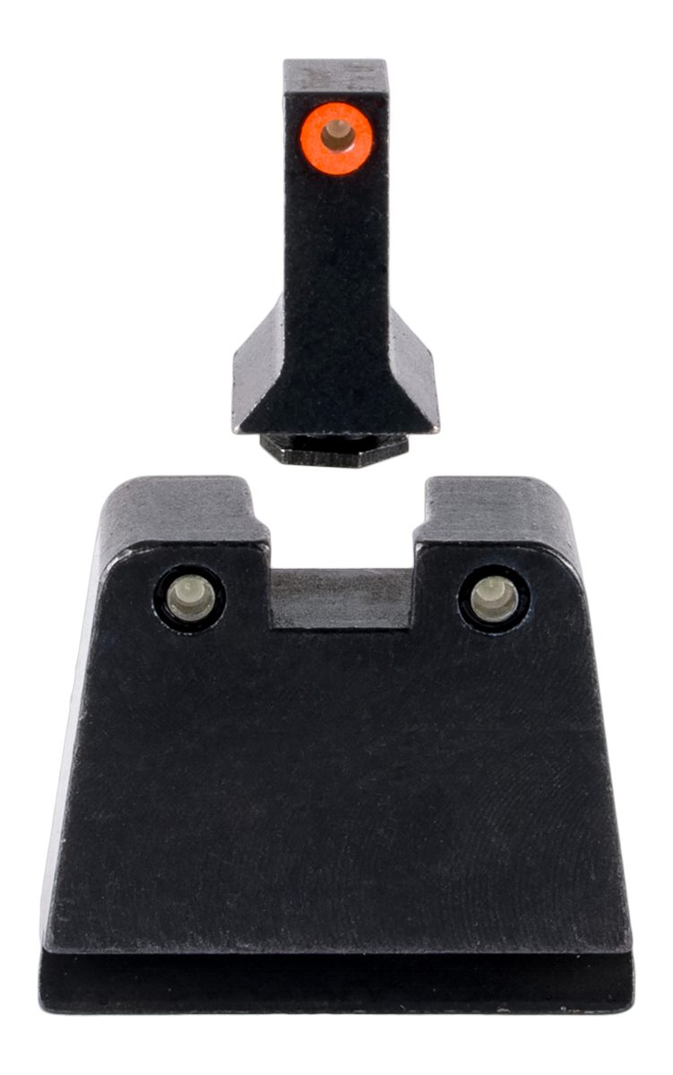 Trijicon GL243C601142 Suppressor/Optic Height Sights Green/Tritium Orange O
