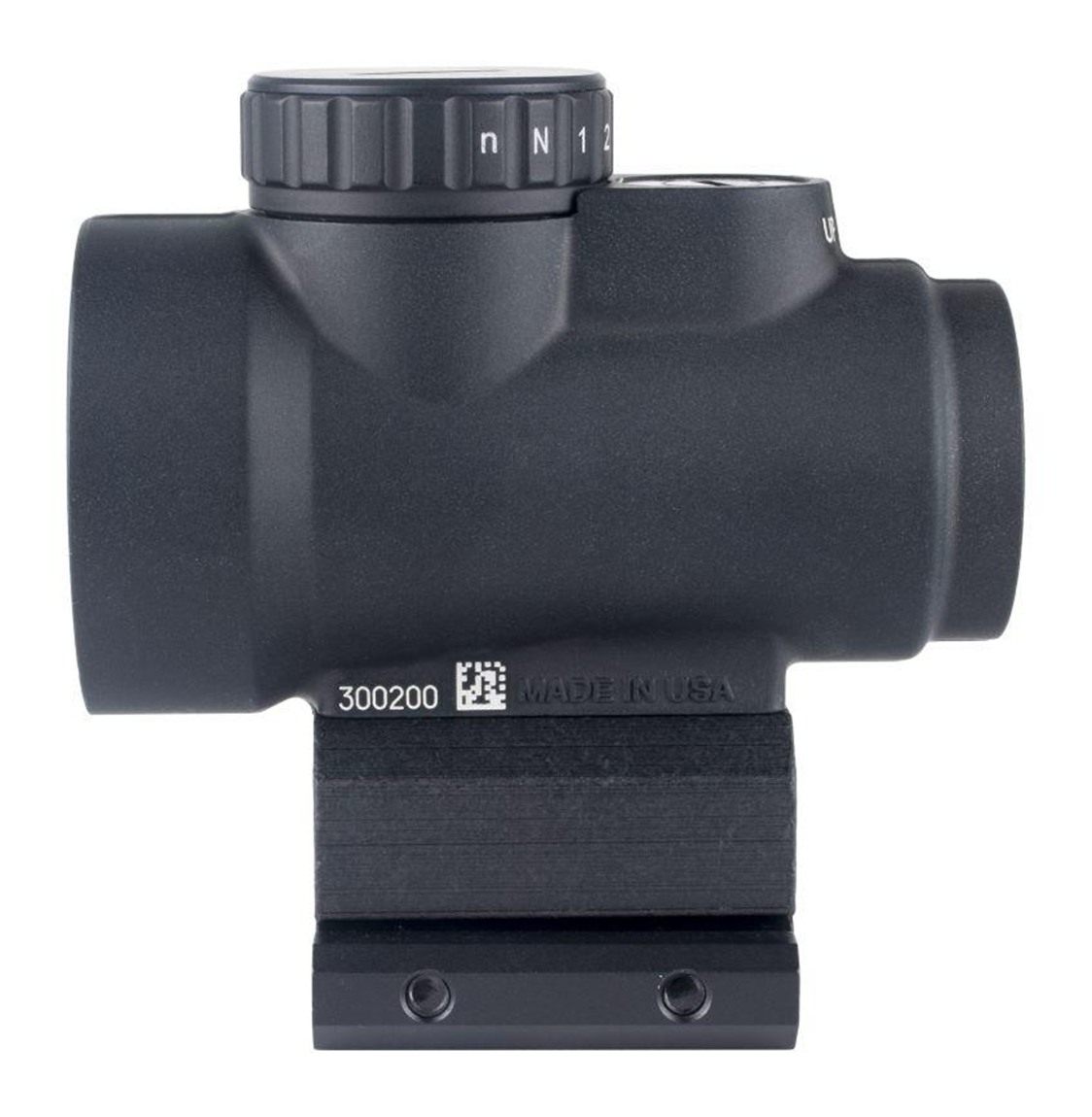 Trijicon 2200302 MRO SD Black 1x25mm 2 MOA Red Dot Reticle Full Co-Witness view 5