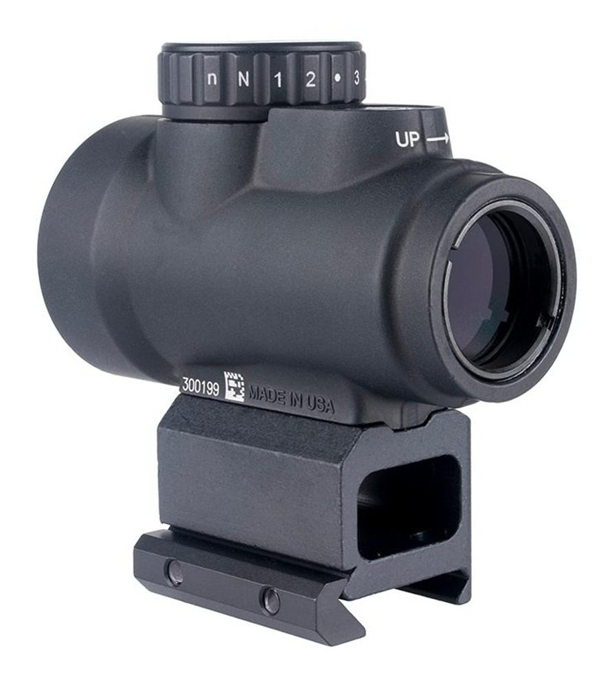 Trijicon 2200303 MRO SD Black 1x25mm 2 MOA Red Dot Reticle Lower 1/3 Co-Wit view 3