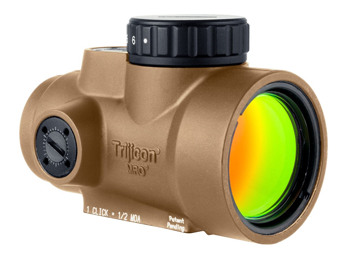 Trijicon MRO SD 1x25 Red Dot Sight w/ Adjustable LED 2.0 MOA Coyote