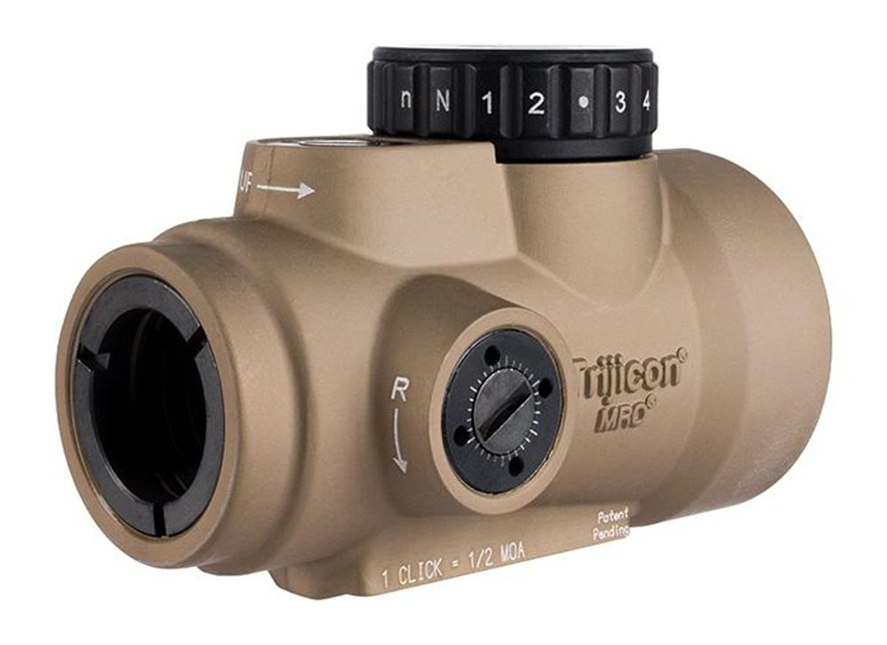 Trijicon MRO SD 1x25 Red Dot Sight w/ Adjustable LED 2.0 MOA Coyote view 3