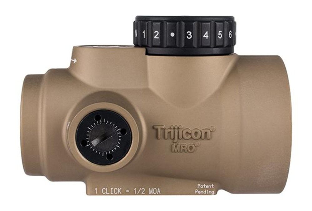 Trijicon MRO SD 1x25 Red Dot Sight w/ Adjustable LED 2.0 MOA Coyote view 5