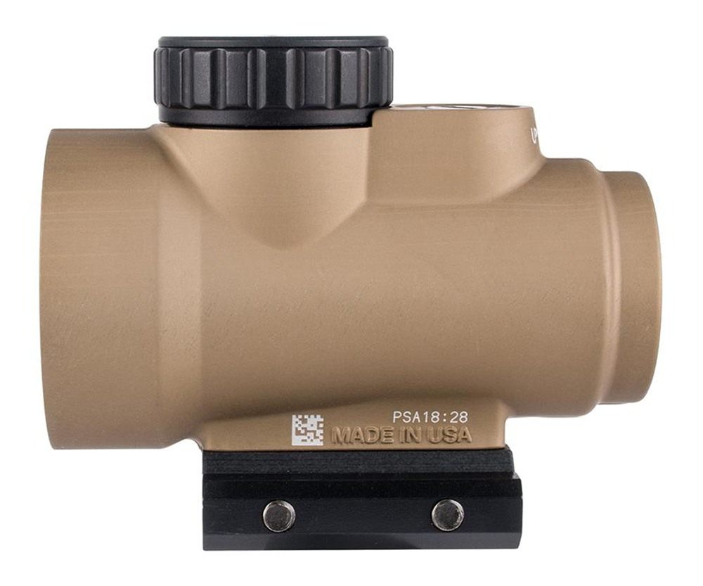 TrijiconInc MRO SD 1x25 Red Dot Sgt w/Adj LED 2.0 MOA Coyote Low Mount view 5