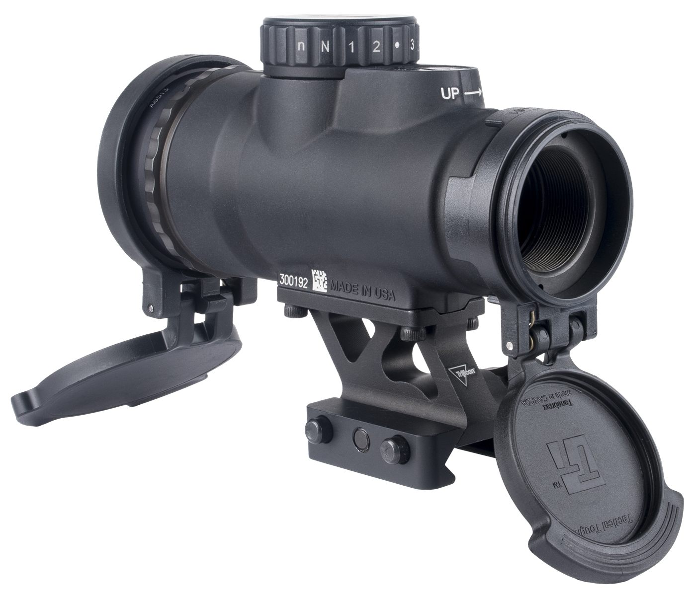 Trijicon 2200354 MRO SD Patrol Black 1x 25mm 2 MOA Red Dot Reticle 1/3 Co-W view 2