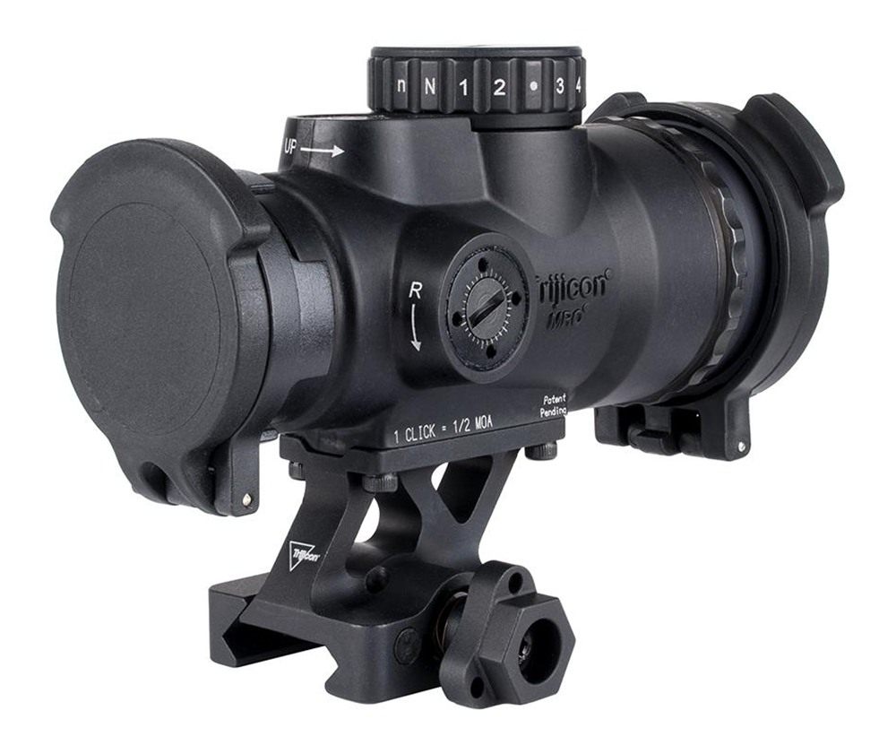 Trijicon 2200354 MRO SD Patrol Black 1x 25mm 2 MOA Red Dot Reticle 1/3 Co-W view 5