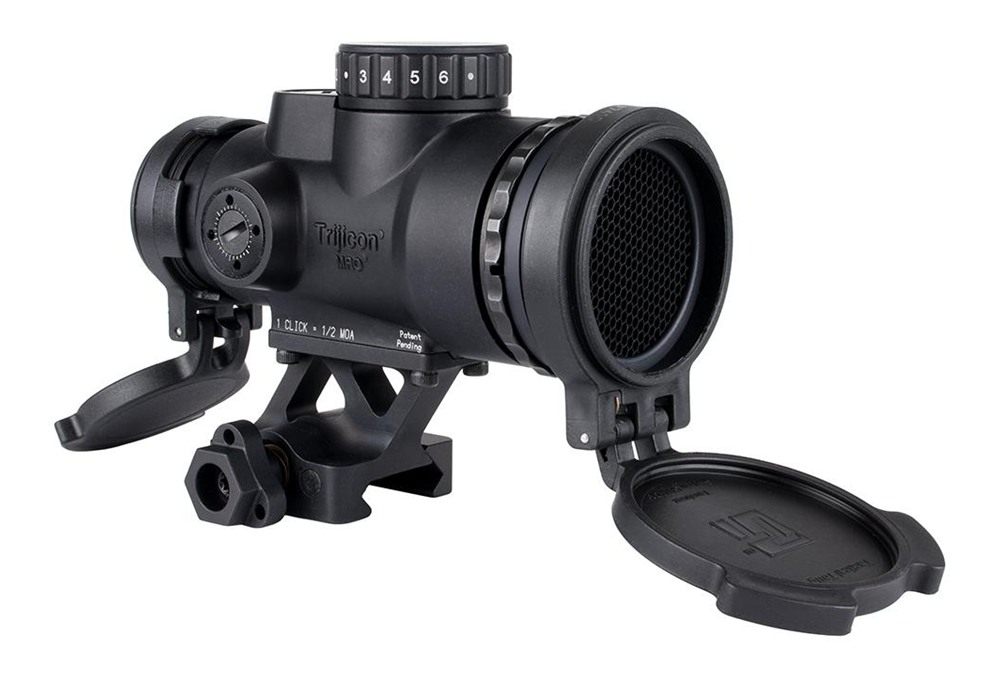Trijicon 2200354 MRO SD Patrol Black 1x 25mm 2 MOA Red Dot Reticle 1/3 Co-W view 6