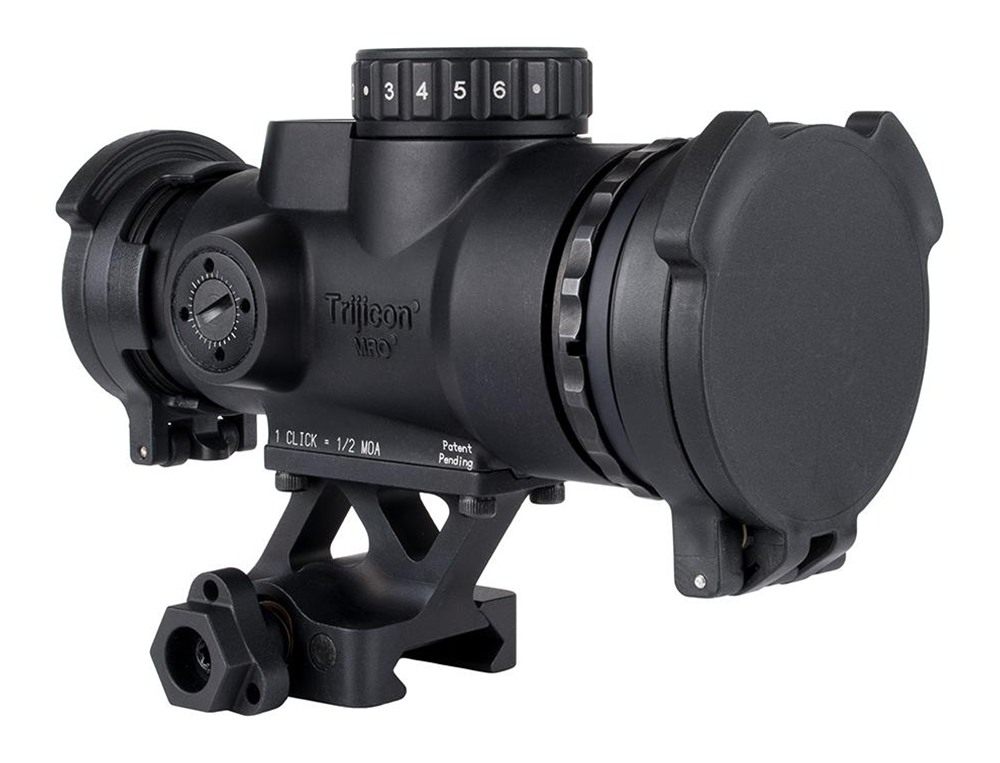 Trijicon 2200354 MRO SD Patrol Black 1x 25mm 2 MOA Red Dot Reticle 1/3 Co-W view 7