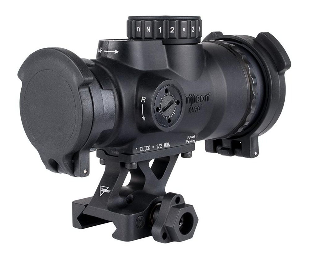 Trijicon 2200355 MRO SD Patrol Black 1x 25mm 2 MOA Red Dot Reticle Full Co view 4