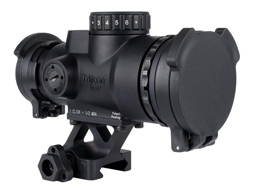 Trijicon 2200355 MRO SD Patrol Black 1x 25mm 2 MOA Red Dot Reticle Full Co view 5