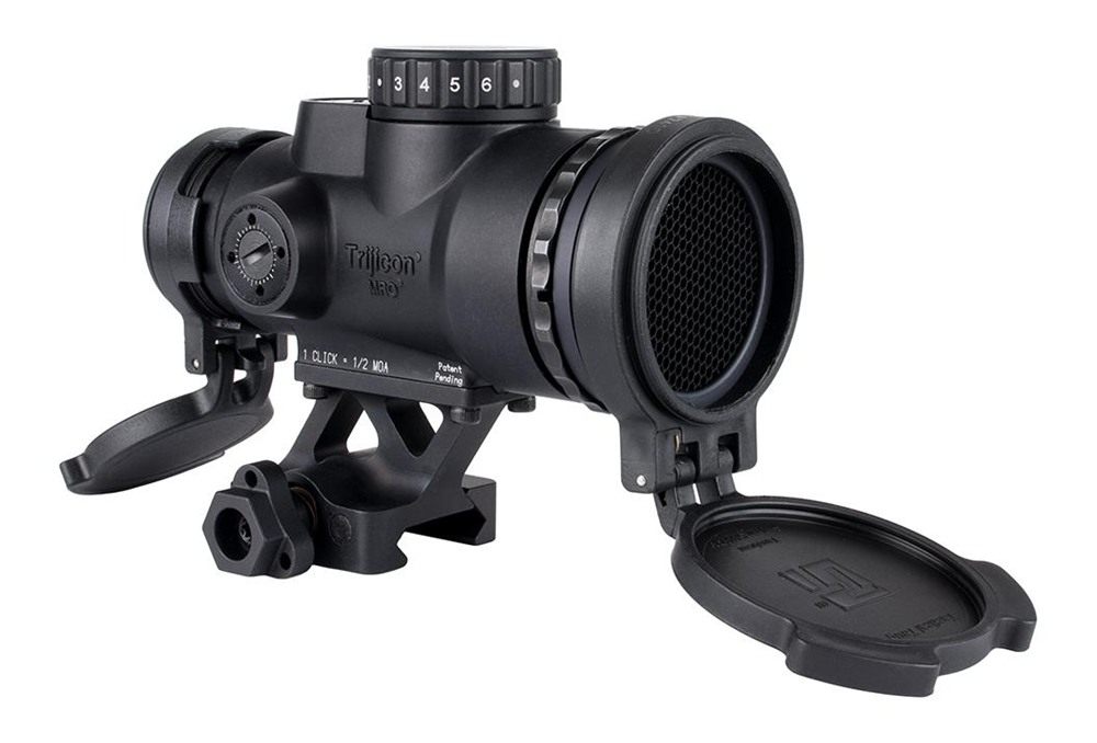 Trijicon 2200355 MRO SD Patrol Black 1x 25mm 2 MOA Red Dot Reticle Full Co view 6