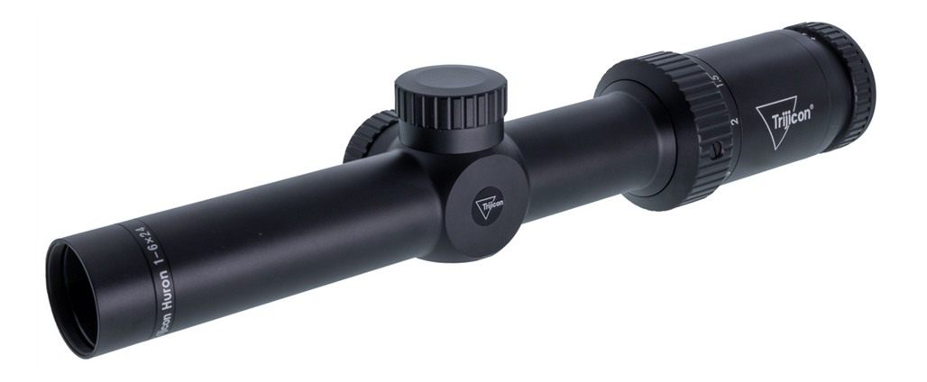 Trijicon 2700008 Huron Satin Black 1-6x 24mm 30mm Tube BDC Hunter Holds Ret view 2