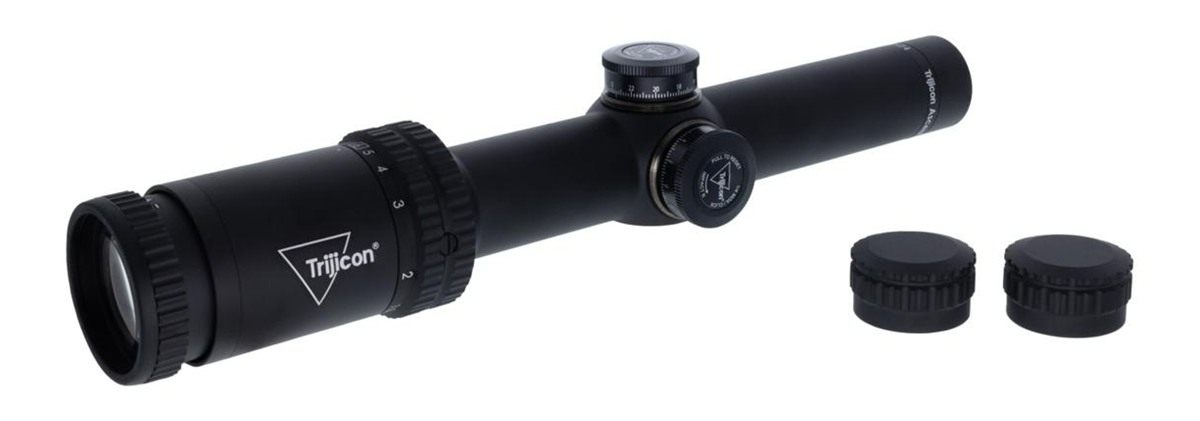 Trijicon 2800003 Ascent Matte Black 1-6x24mm 30mm Tube BDC Target Holds Ret view 3