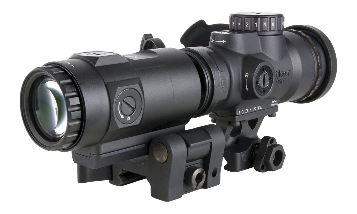 TrijiconInc 2200111 MRO HD Patrol Combo 1x25mm 68 MOA/2 Green Dot Reticle