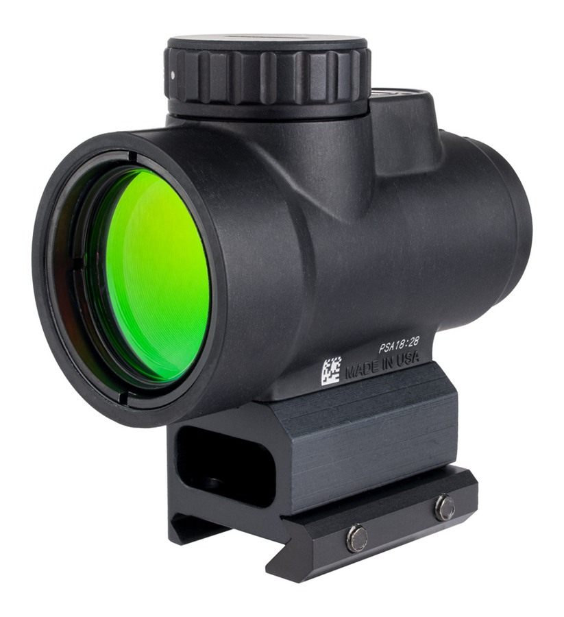 Trijicon 2200332 MRO SD Black 1x25mm 2 MOA Green Dot Reticle Full Co-Witnes view 2