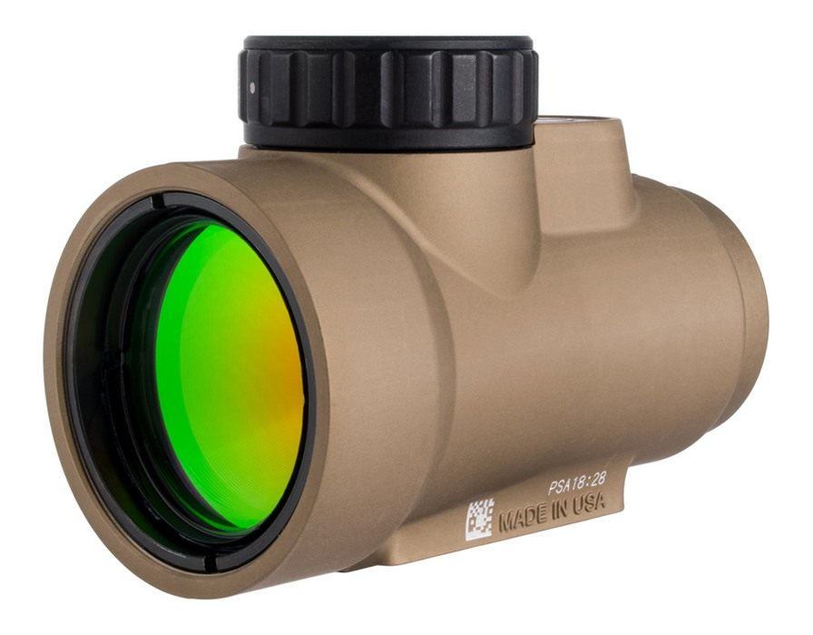 Trijicon 2200346 MRO SD Coyote Tan 1x25mm 2 MOA Green Dot Reticle view 2