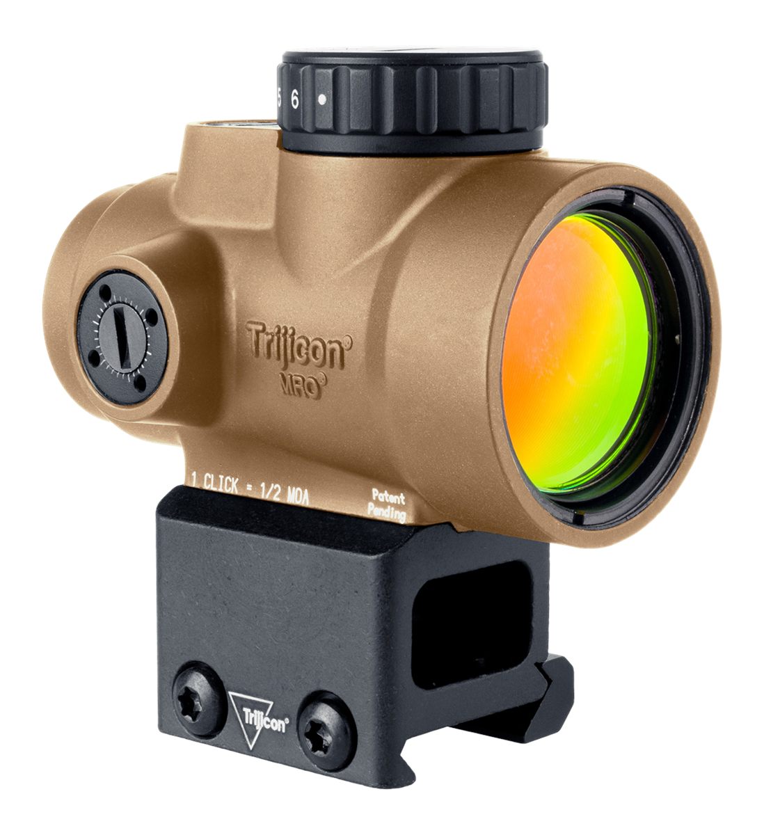 Trijicon 2200349 MRO SD Coyote Tan 1x25mm 2 MOA Green Dot Reticle Lower 1/3