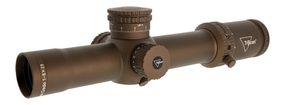 Trijicon Credo Riflescope Coy 1-8x28 Red/grn Mrad Seg view 2