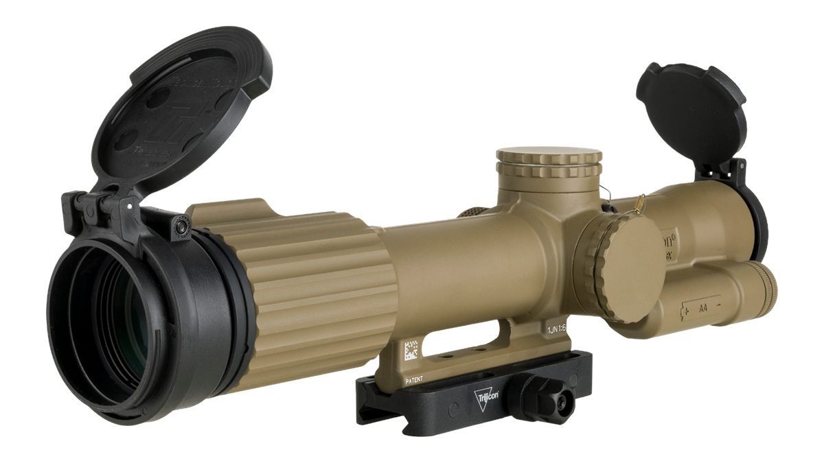 Trijicon Trj 2400021 Vcog 1-8x28 Red Mrad Crosshair Fde