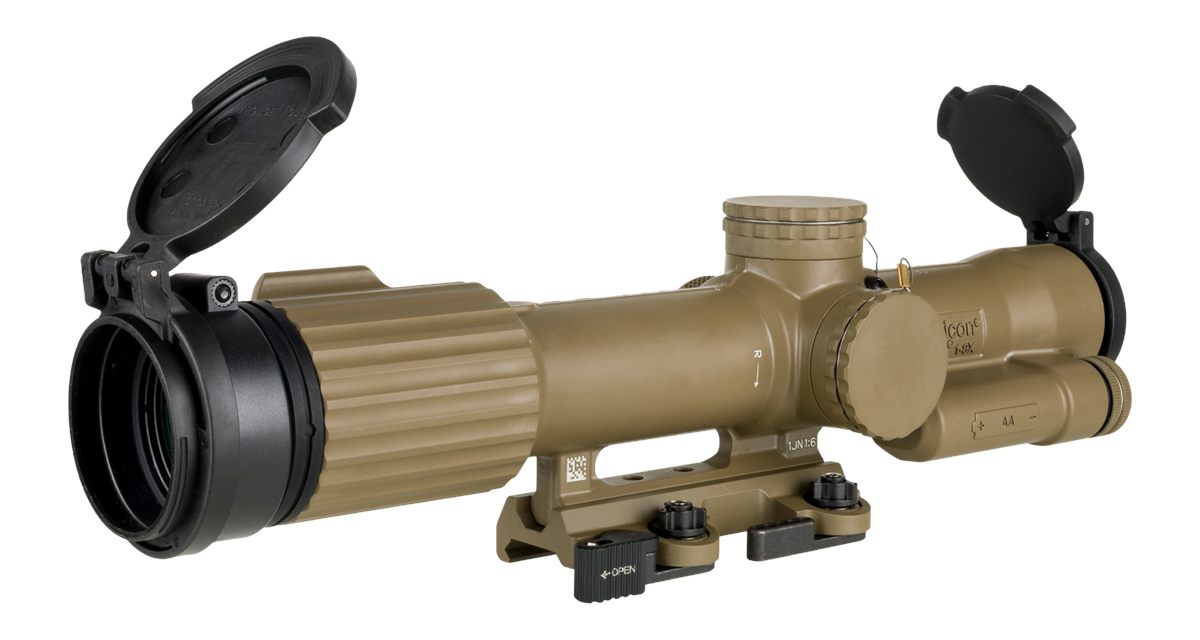 Trijicon TRJ 2400025 Vcog 1-8X28 RED Mrad Circle FDE