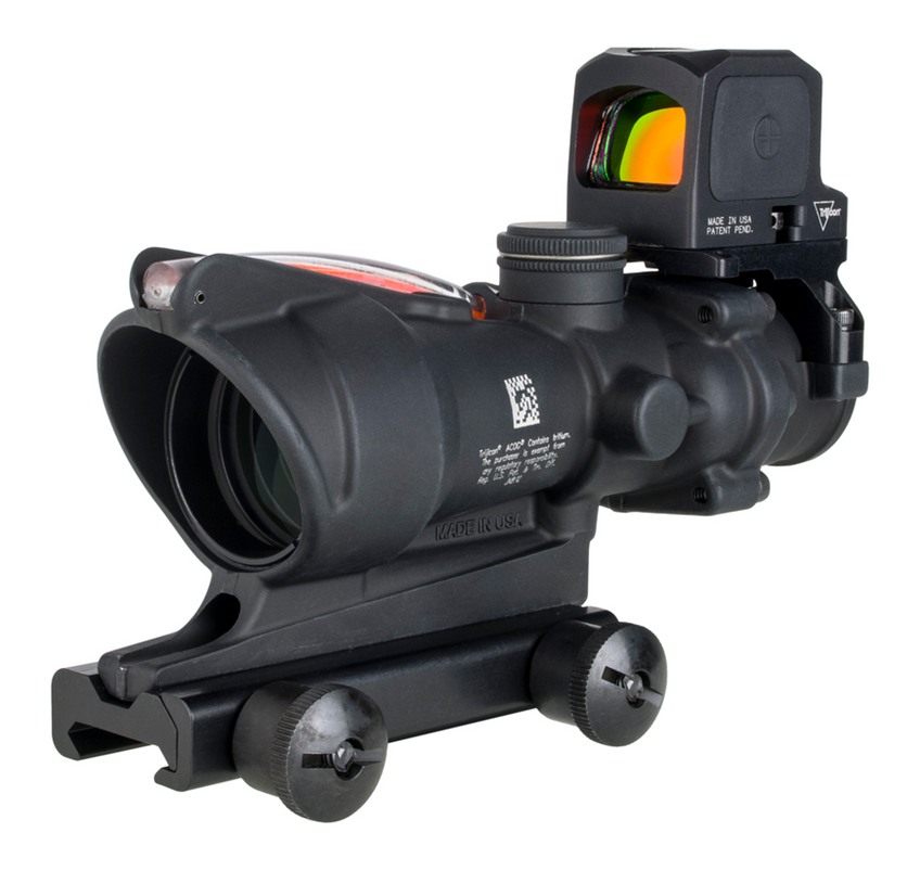Trijicon TRJ 100813 ACOG 4X32 3.25 MOA RED DOT view 2