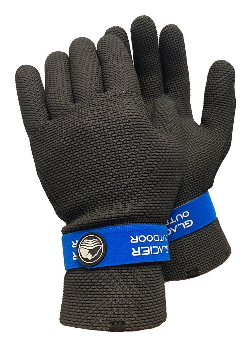Glacier Glove Kenai Waterproof Full Finger Gloves for Men and Women - Ideal for Ice and Fly Fishing, Outdoors, Kayaking, Surfing, Paddling, Boating, S
