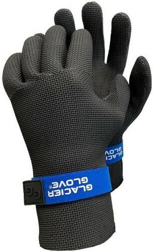 GLACIER KENAI WATERPROOF GLOVE-L (BLACK) PREMIUM TECHLINE NEOPRENE/SEAMLESS PALM