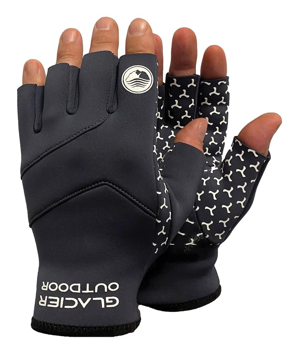 Glacier Glove Cold River Fingerless Fishing for Men and Women - Windproof Q