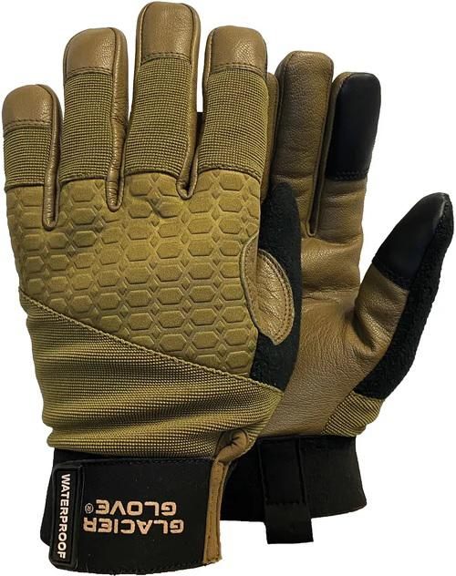 Glacier Glove Alaska Pro (coyote) Waterproof/insulated/leather Palm