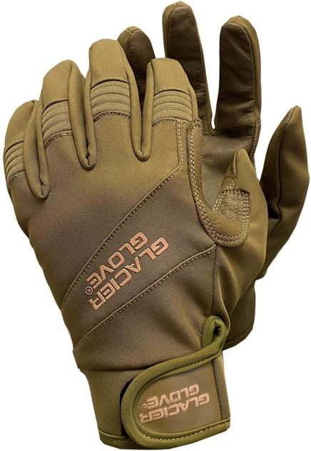 Glacier Glove Guide (coyote) Leather Palm/water Resistant Back