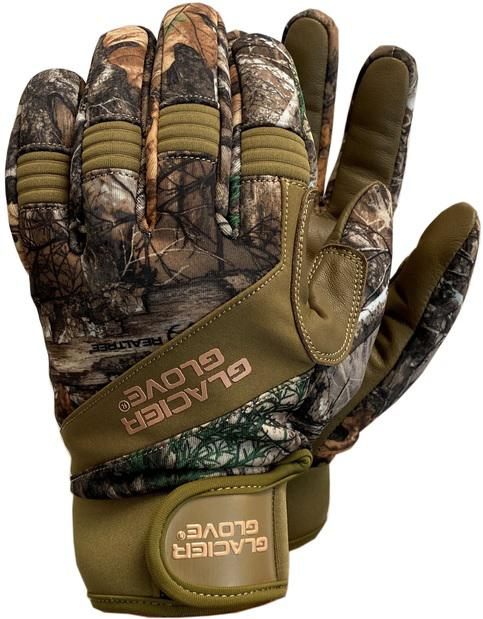Glacier Glove Guide (camo) Leather Palm/water Resistant Back