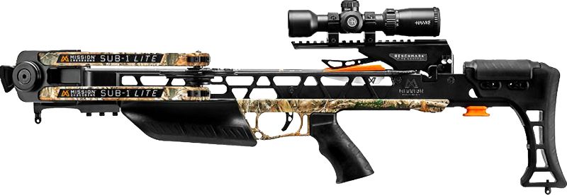 Mission Archery Sub-1 Lite 335FPS RT Edge Camo Crossbow with Pro Package XK view 3