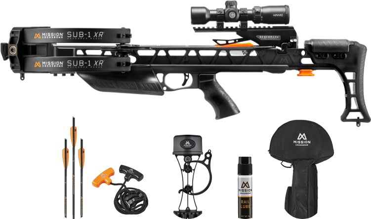 Mission Archery Crossbow SUB-1 XR Package 410FPS Black
