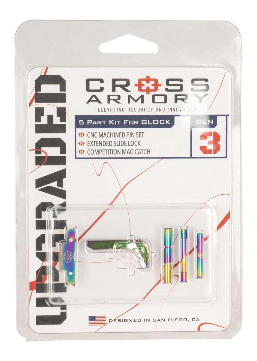 Cross Armory CRGOKRB 3 Piece Upgrade Kit P80 Gen1-3 Rainbow