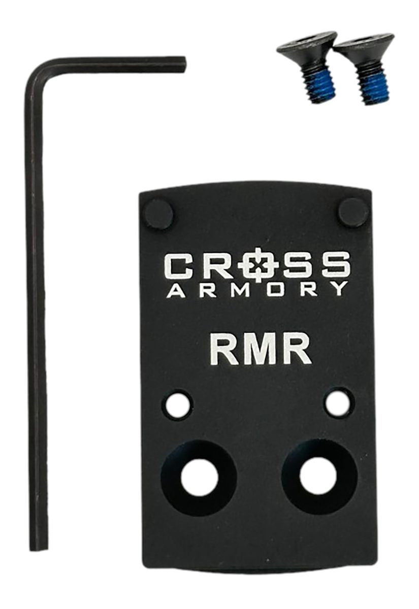 Cross Armory CRRMADAPTER Adapter Plate Black Oxide Aluminum Compatible w/ R